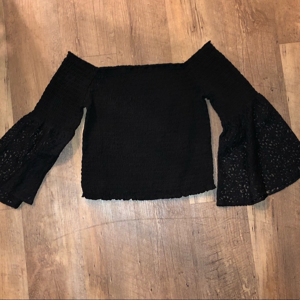 Tight off the shoulder crop top